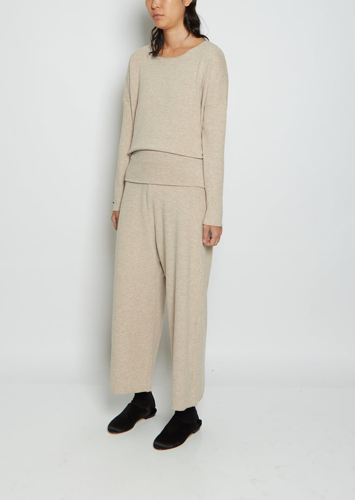 Easy Cotton Trouser JP — Beige