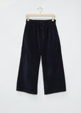 Velvet W&S Trousers — Navy