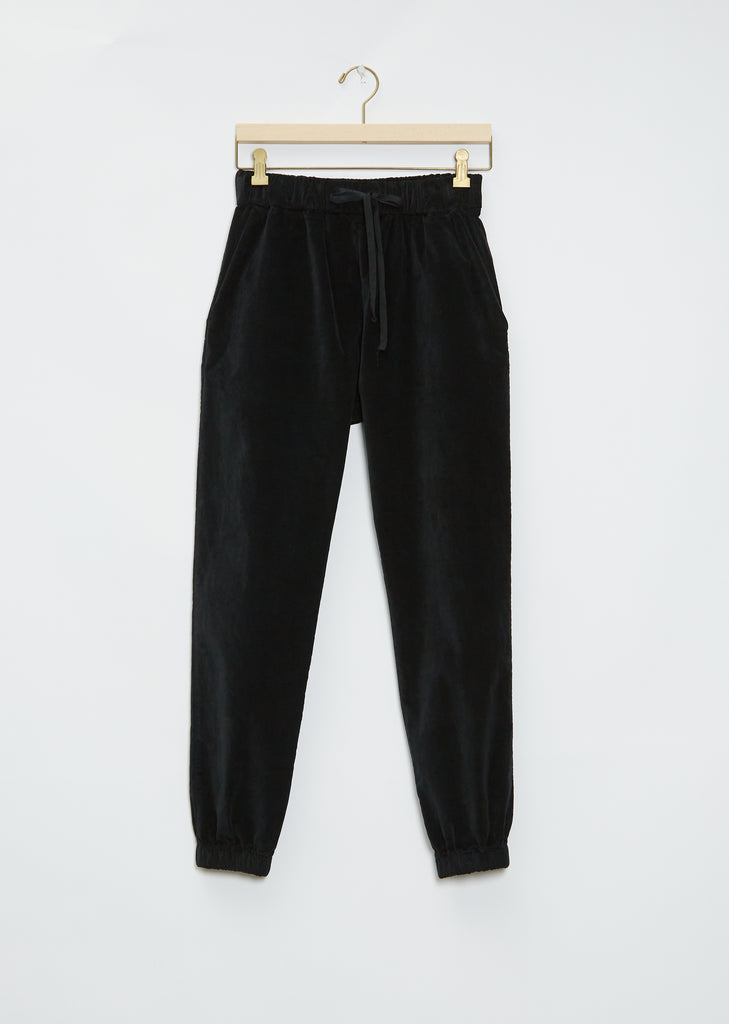 Velvet Basic Trousers Elastic