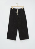 Pinstriped W&S Cotton and Wool Trousers