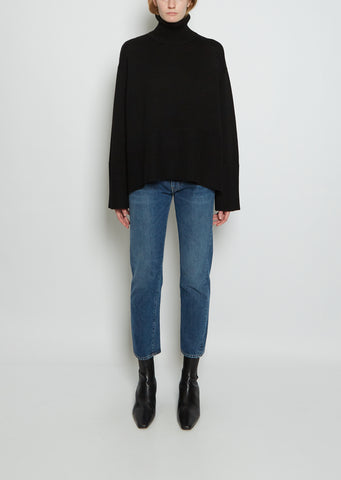 Wool Cotton Turtleneck