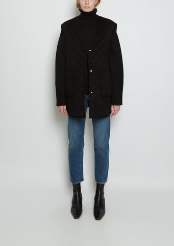 Quilted Wool Vest