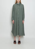 Hurn Scarf Viscose Linen Shirt Dress