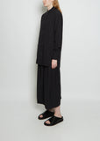 Nate Longline Pocket Tropical Wool Shirt
