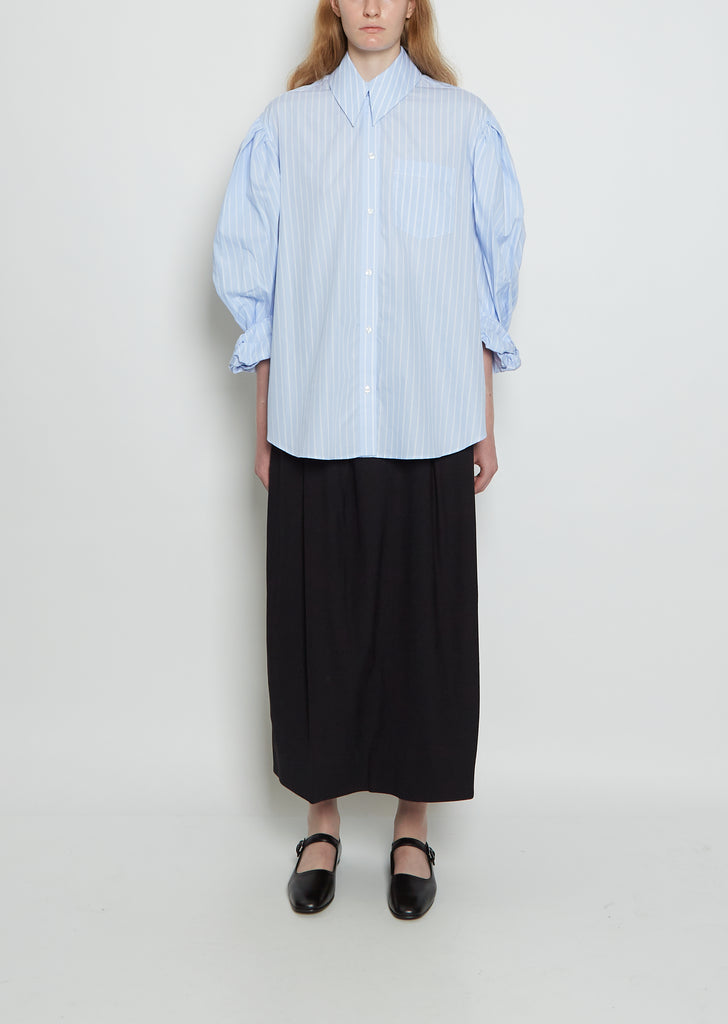 Masculine Rolled Sleeve Shirt