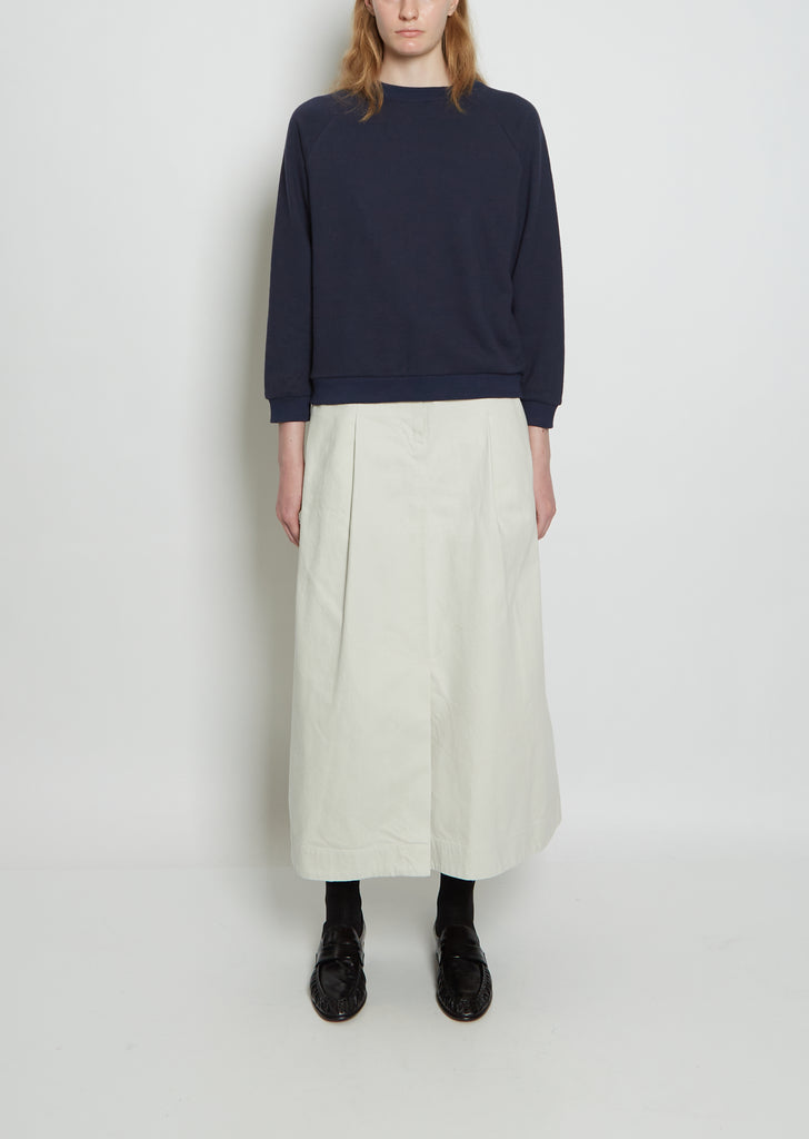 Studio Cotton Sweatshirt — Uniform Navy