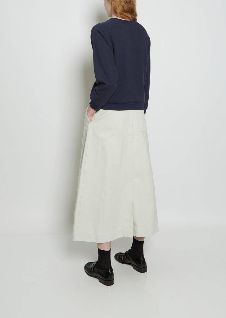 Studio Cotton Sweatshirt — Uniform Navy
