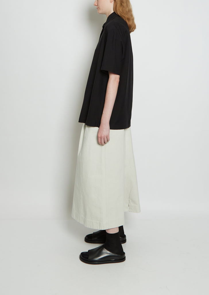Piero Short Sleeve Viscose Linen Shirt