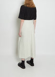 Ecole Soft Wash Cotton Denim Skirt