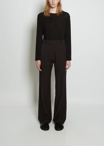 Corbu Slim Straight Tropical Wool Pant