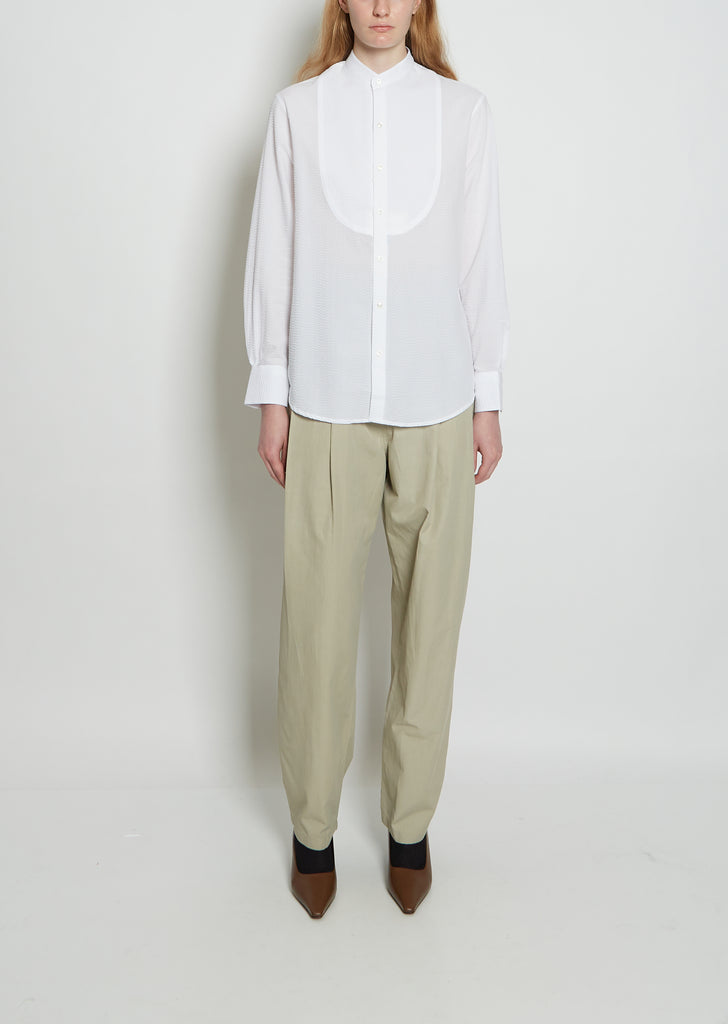 Romanciere Cotton Seersucker Shirt