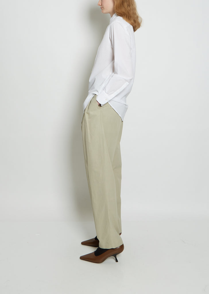 Romanciere Cotton Seersucker Shirt