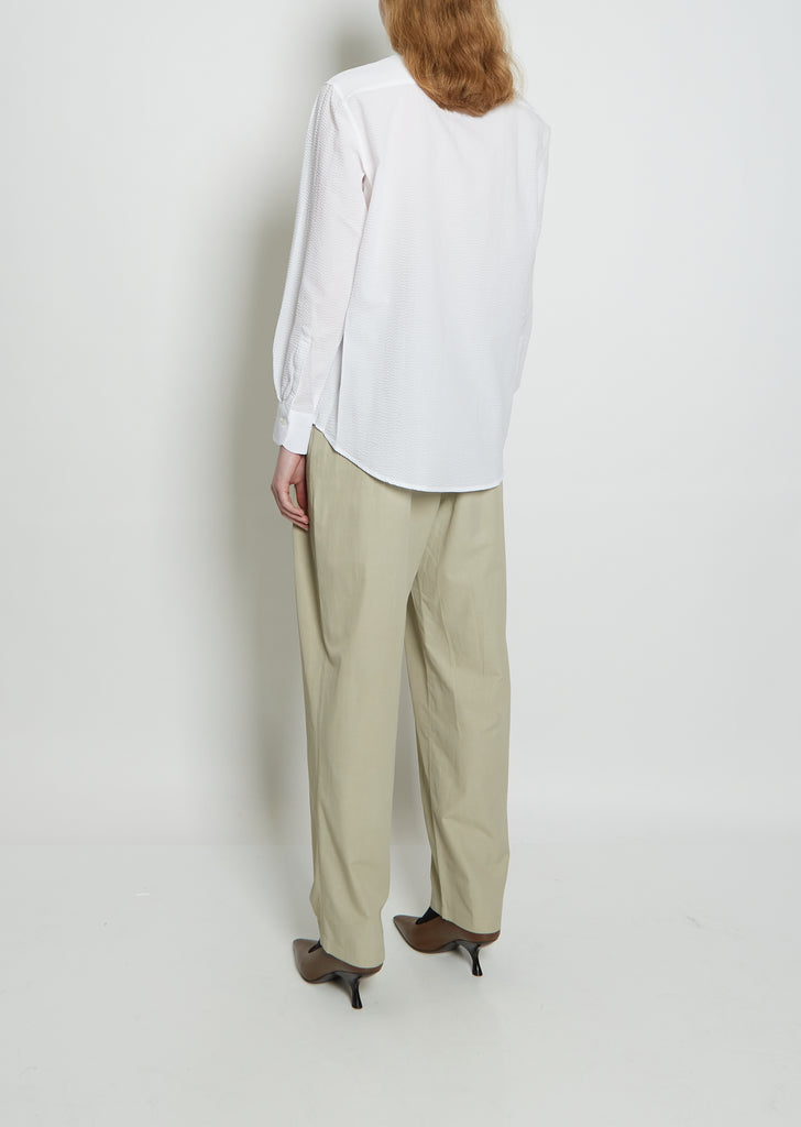 Romanciere Cotton Seersucker Shirt