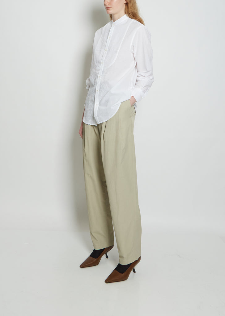 Romanciere Cotton Seersucker Shirt