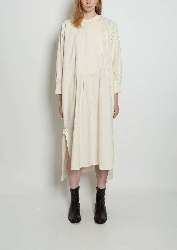 Shelter Organic Cotton Shirt Dress — Natural