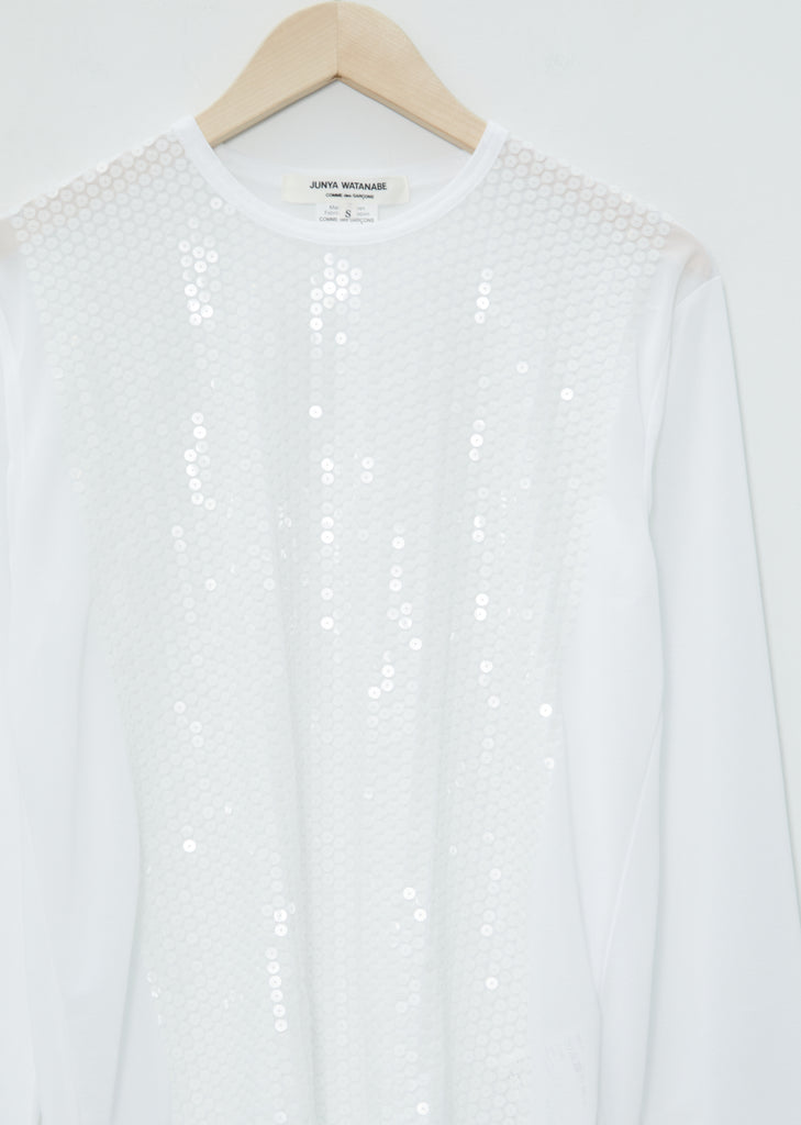 Sequins T-Shirt — White