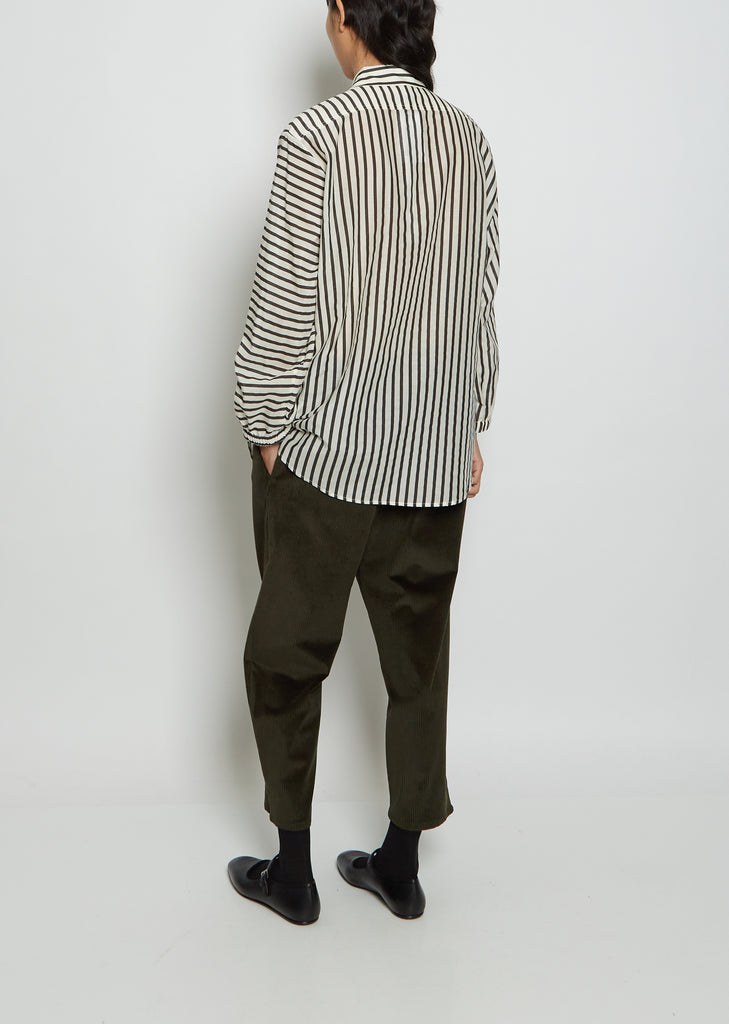 Oversize Silk Voile Shirt