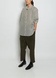 Oversize Silk Voile Shirt