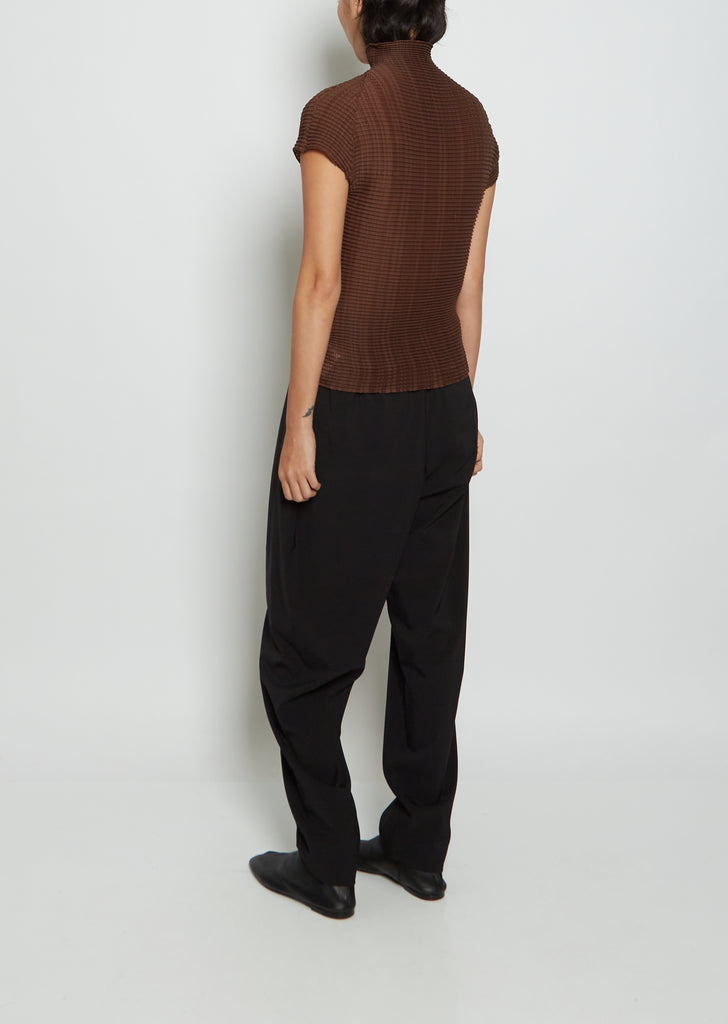 Wooly Pleats 1 Polyester Top