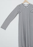 Stripe Long T-Shirt Dress