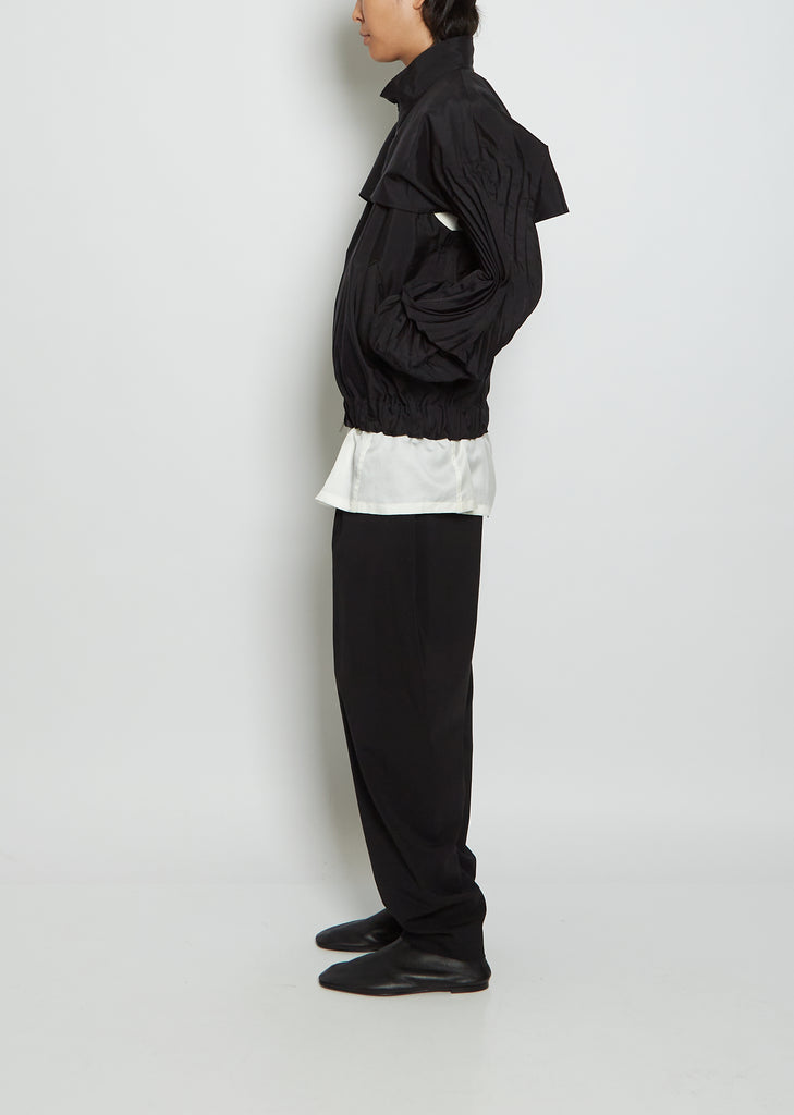 Pinnate Polyester Coat