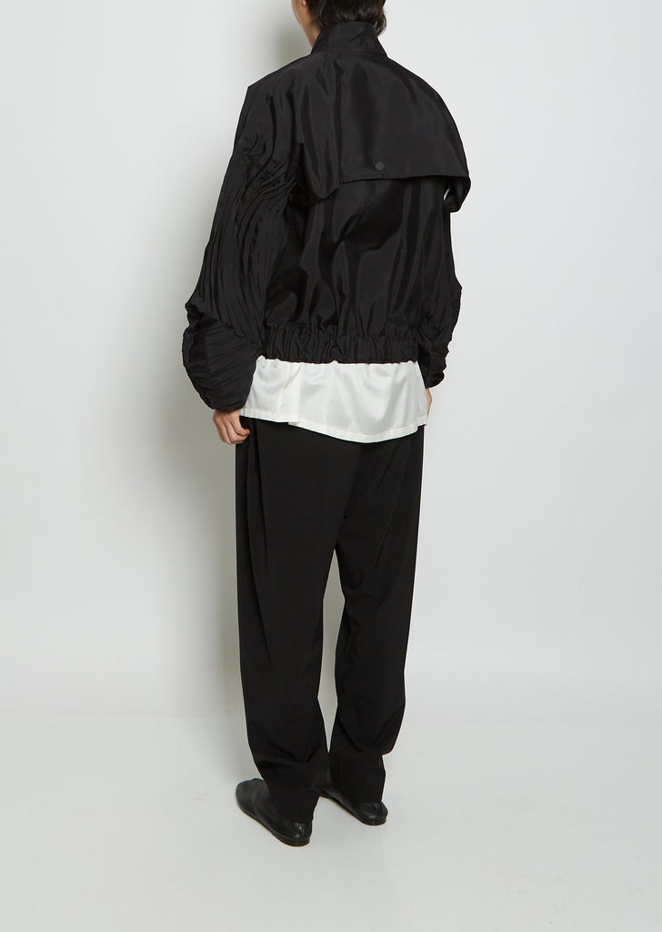 Pinnate Polyester Coat