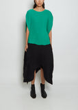 Orbicular Crepe Pleat Top