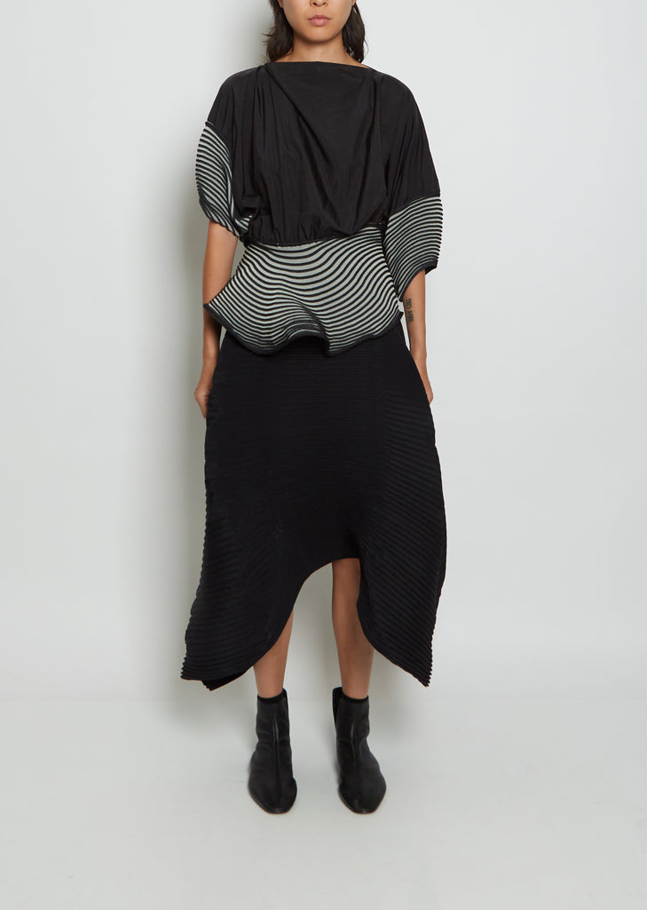 Winding Solid Nylon Top