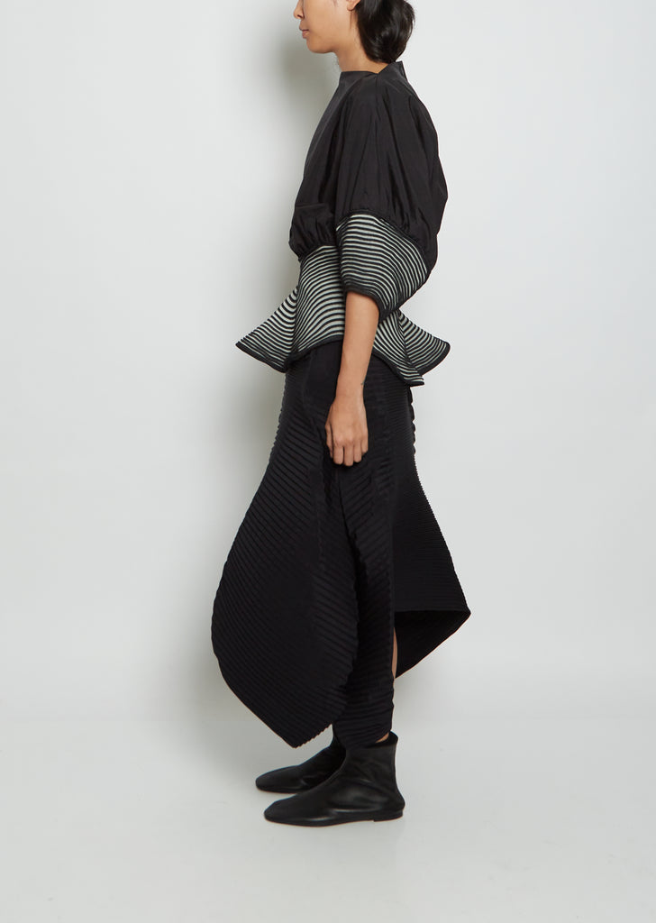 Winding Solid Nylon Top