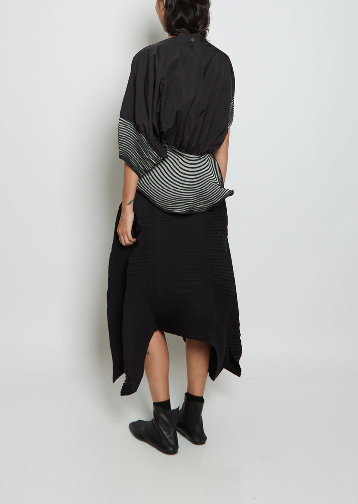 Winding Solid Nylon Top