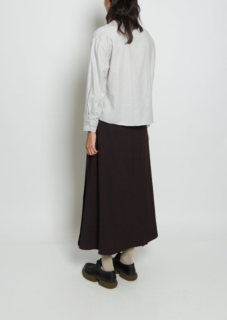 Mohair Cotton Blouse — Dust