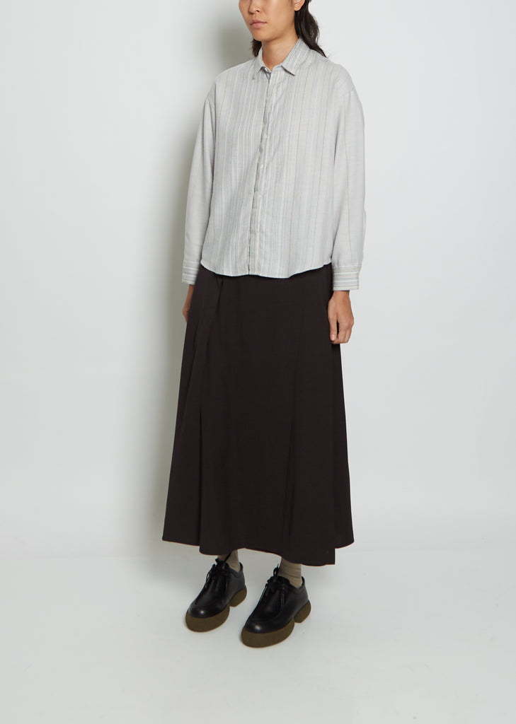 Mohair Cotton Blouse — Dust