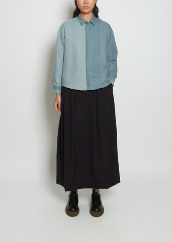 Mohair Cotton Blouse — Slate