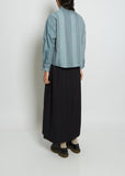 Mohair Cotton Blouse — Slate