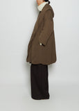 Hooded Duvet Down Coat