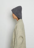 Knit Wool & Alpaca Cloche — Steel