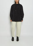 Unisex Asymmetric Silk Shirt