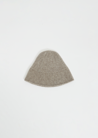 Knit Wool & Alpaca Cloche — Greywool