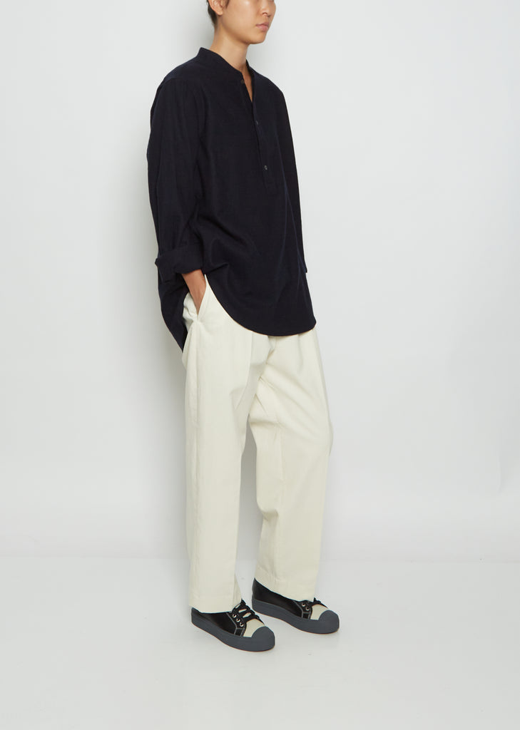 Blues Collar Wool Top