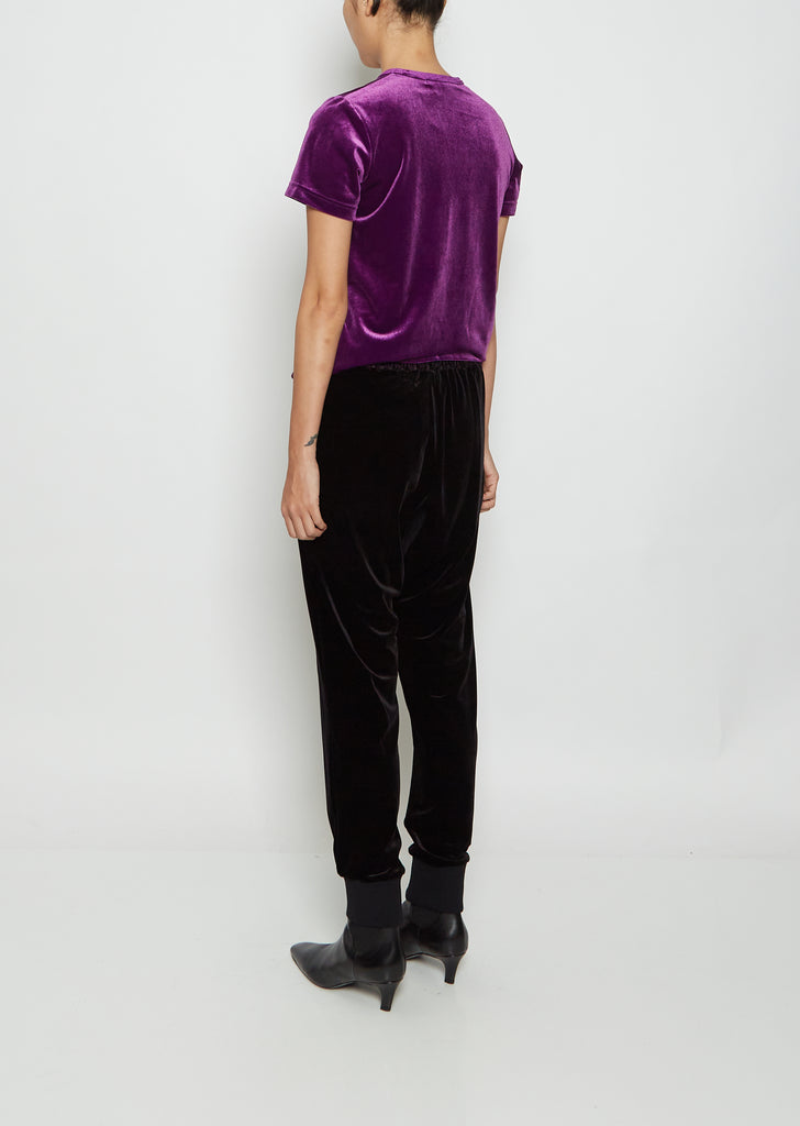 Velvet Pants — Black