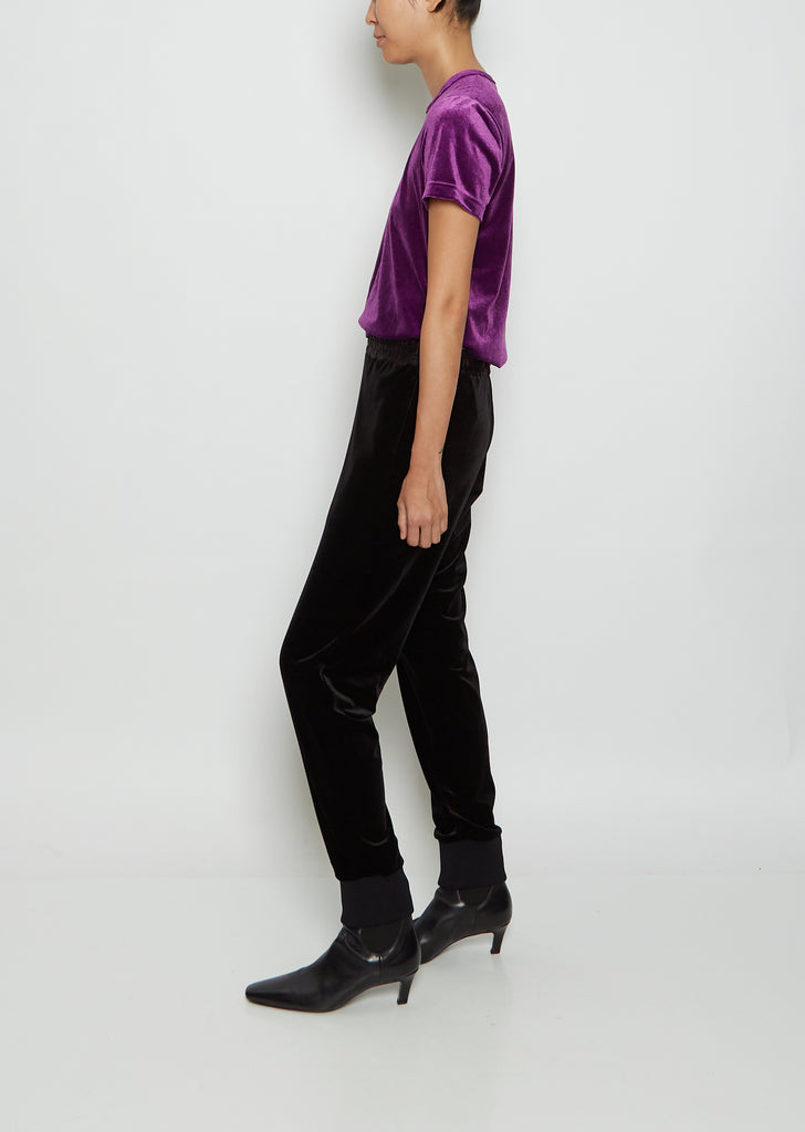Velvet Pants — Black