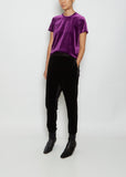Velvet Pants — Black