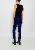 Pull On Velvet Pants — Blue