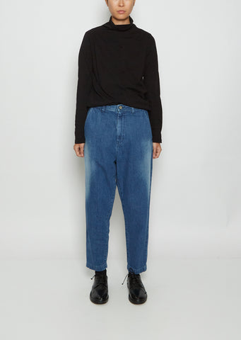 O-Waist String Slim Pant