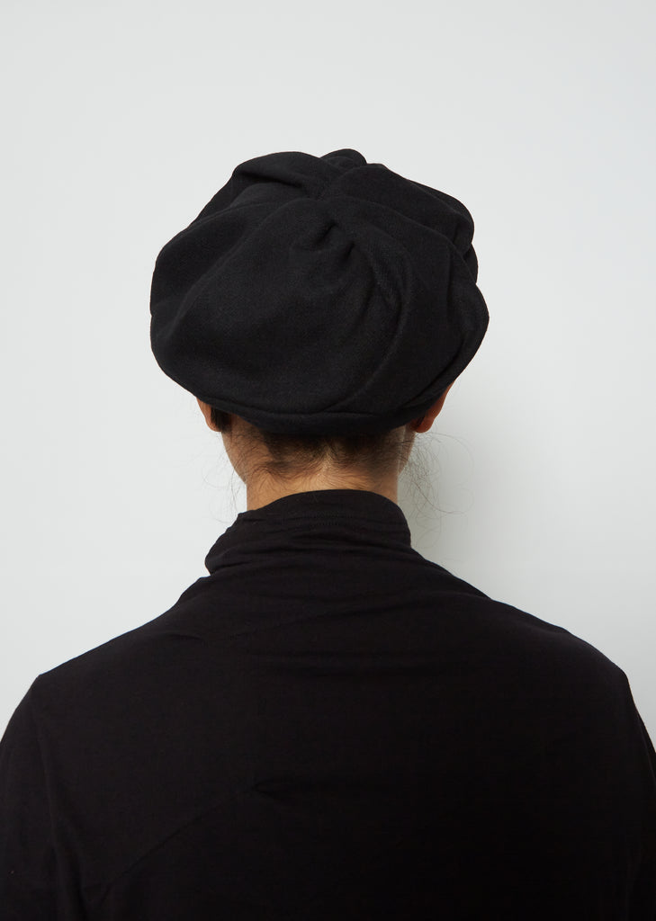 Gather Wool Beret — Black