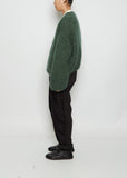 Mohair Cardigan — Green