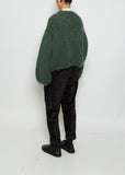 Mohair Cardigan — Green