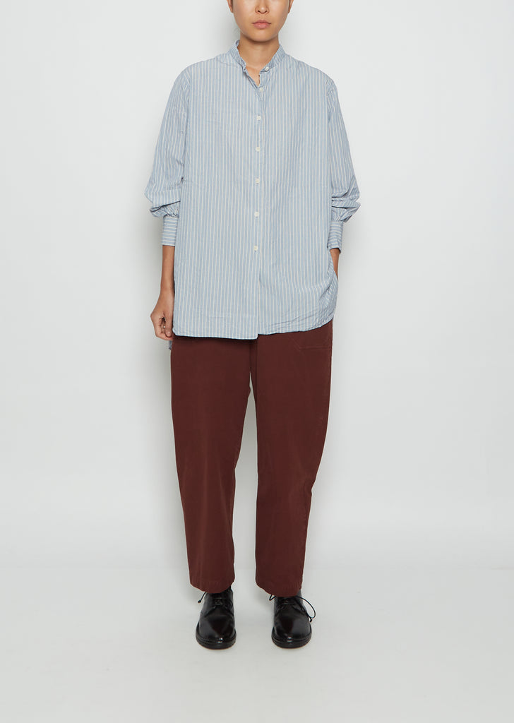 Micro Stripe Ligniere F Cotton Shirt