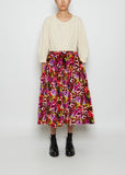 Flower Up Velvet Skirt
