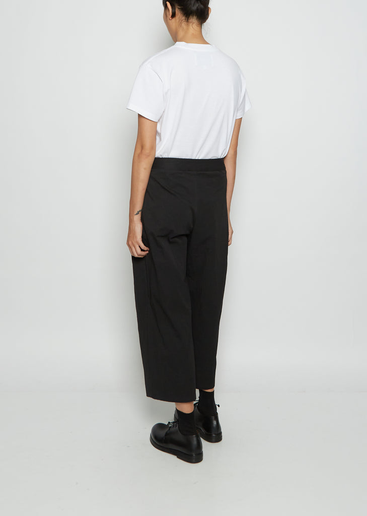 Cotton Blend Pleat Front Trousers